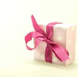 pink gift box