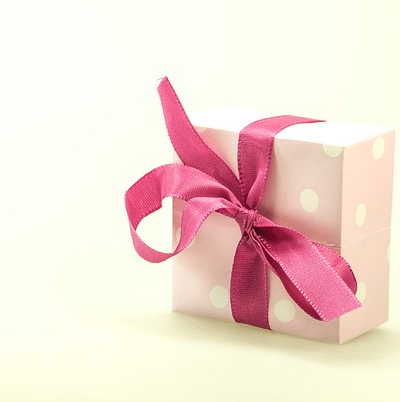 pink gift box