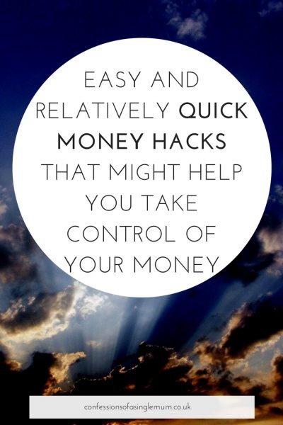 Easy and relatively quick money hacks that might help you take control of your money