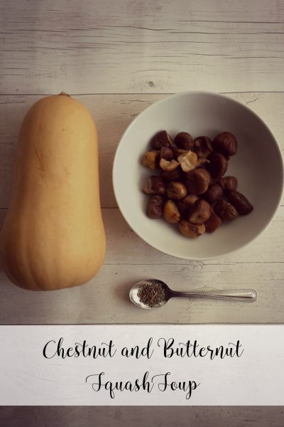 Butternut and chestnut soup