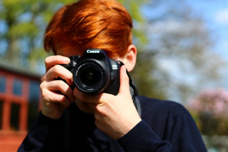 Canon 1300D check out the colour of his hair