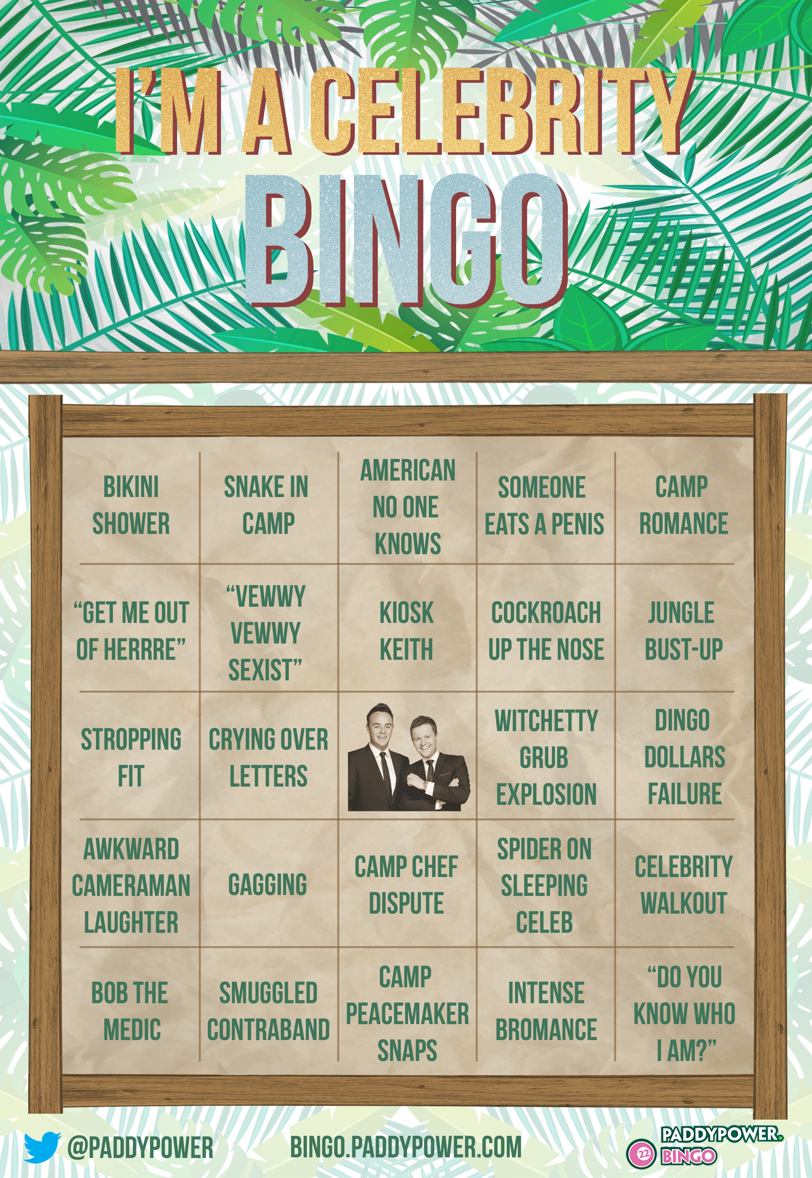 im-a-celeb-bingo-card