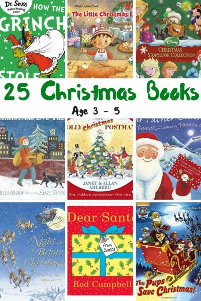 25 Christmas Books Age 3 -5