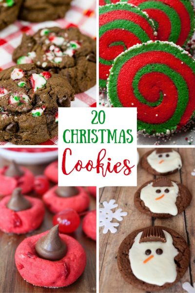 20 Christmas cookies pinterest with text