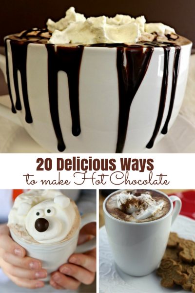 20 way with hot chocolate Pinterest With Text