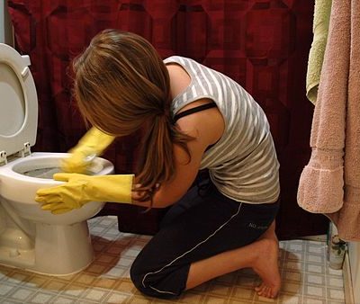 512px Woman cleaning toilets