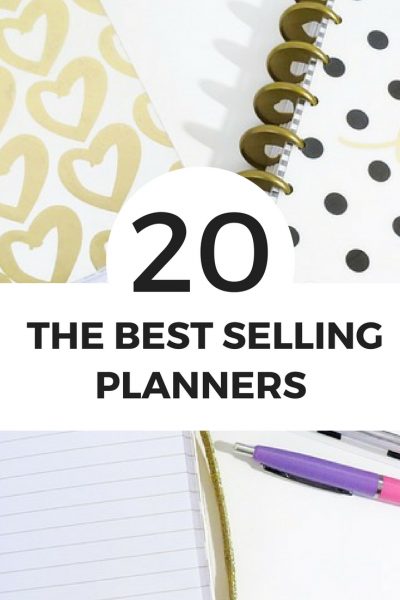 20 Of The Best Selling Planners