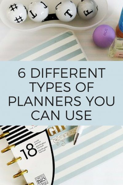 6 Different Types of Planners You Can Use