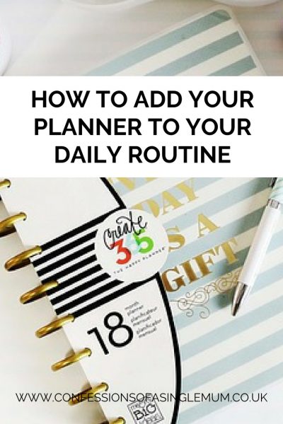 How to Add Your Planner to Your Daily Routine