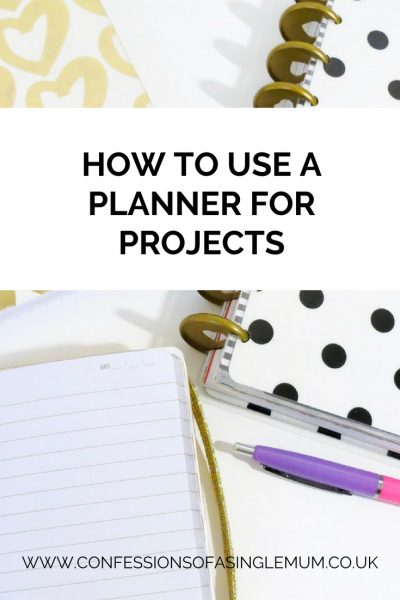 How to Use a Planner for Projects