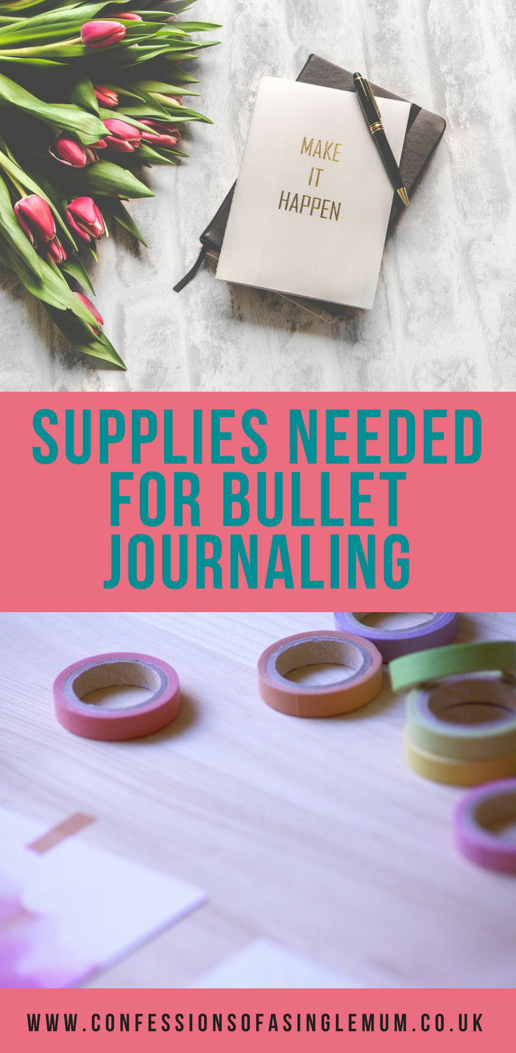 SUPPLIES NEEDED FOR BULLET JOURNALING