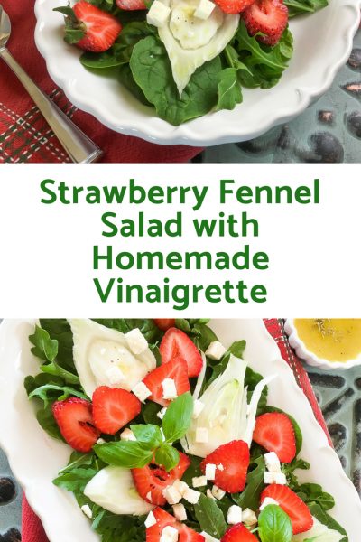 Strawberry Fennel Salad with Homemade Vinaigrette