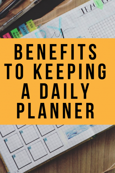 Benefits to Keeping a Daily Planner