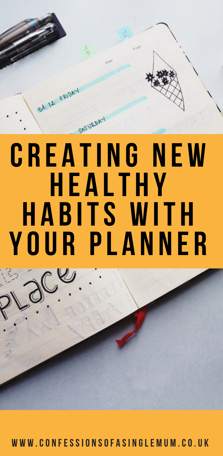 Creating New Healthy Habits with Your Planner