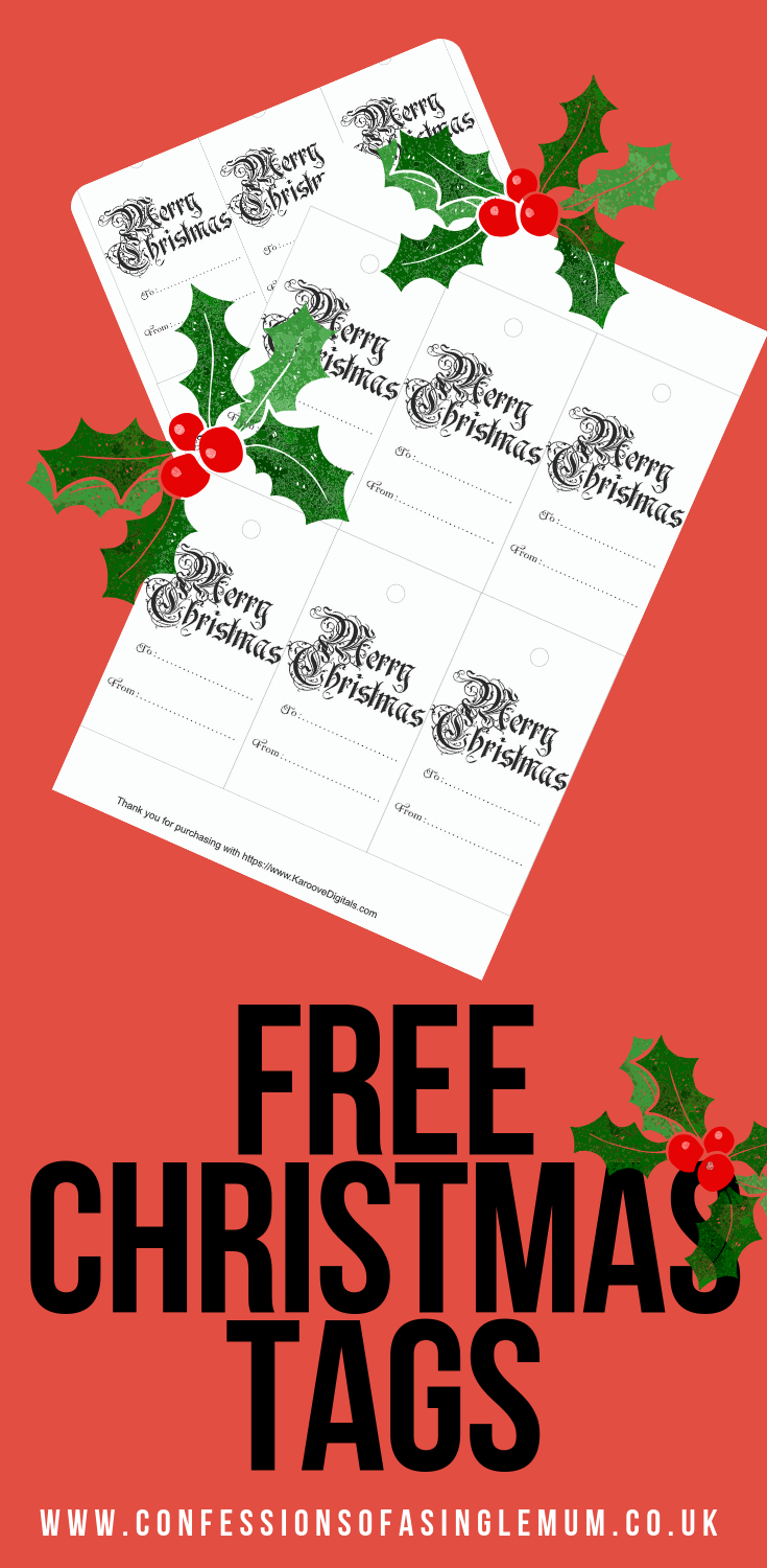 FREE Christmas Tags